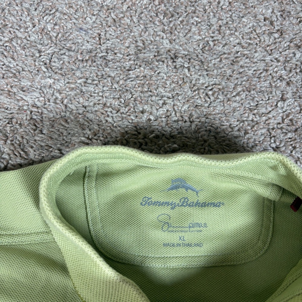 Tommy Bahama Mens Polo Shirt XL Palm Tree Logo Short Sleeve Supima‎ Cotton Golf - Picture 5 of 9